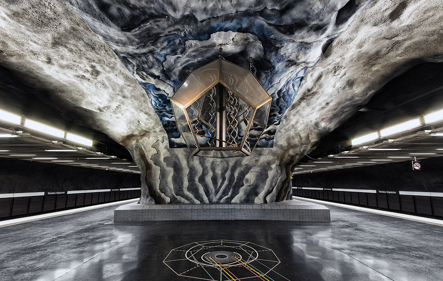 Μοναδική «underground art» στο μετρό της Στοκχόλμης: Δείτε πως είναι 