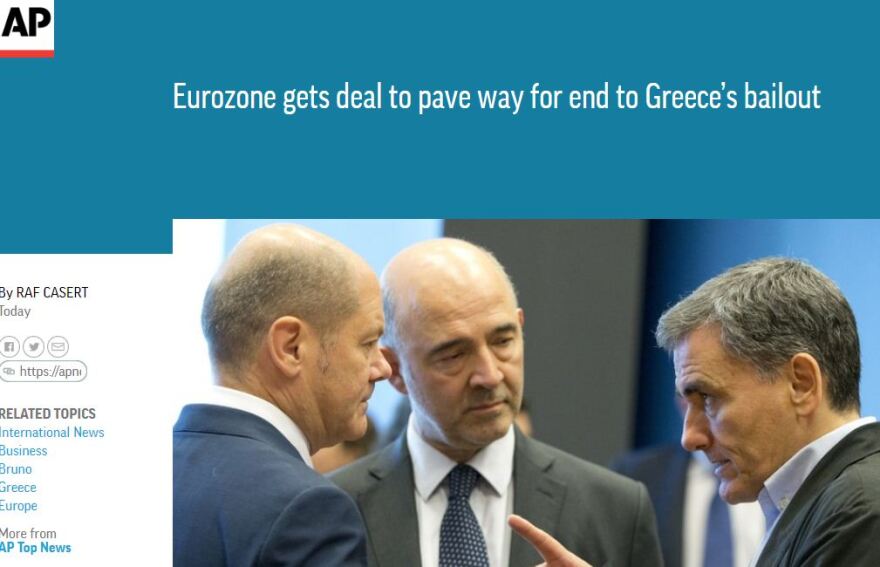 Πώς είδε ο ξένος Τύπος τη συμφωνία για την Ελλάδα στο Eurogroup