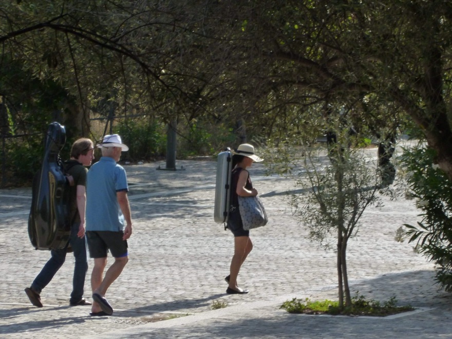 Φωτογραφίες: Οι βόλτες του Mπιλ Μάρεϊ στο Ηρώδειο