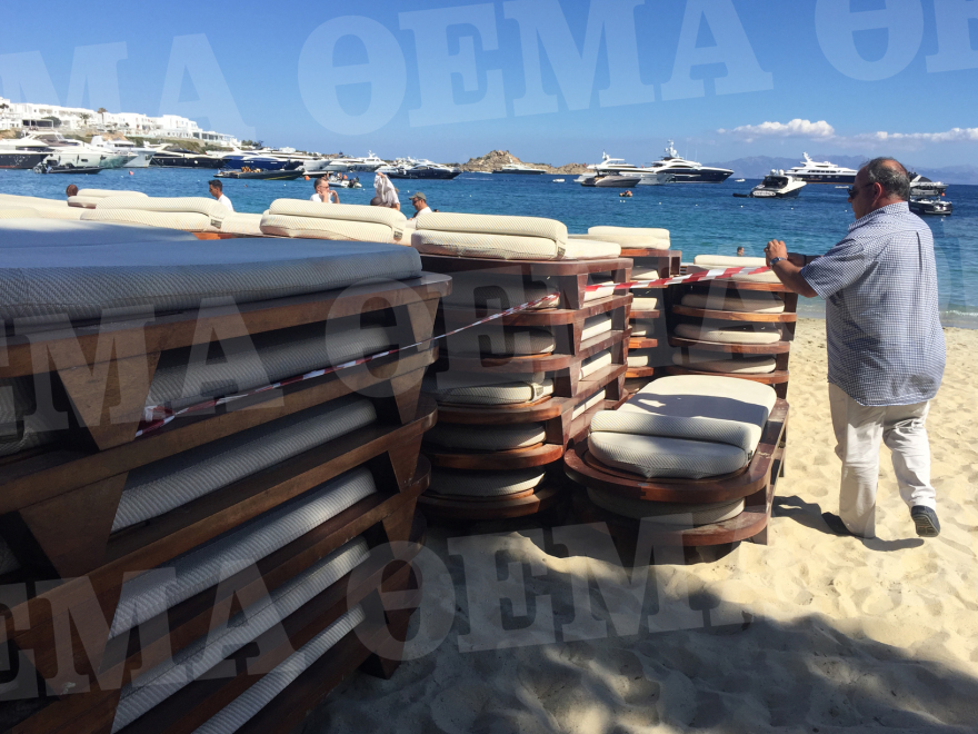 Φωτογραφίες ντοκουμέντο από το σφράγισμα του Nammos στη Μύκονο - Ανακάλεσαν τις μηνύσεις κατά των εφοριακών οι ιδιοκτήτες