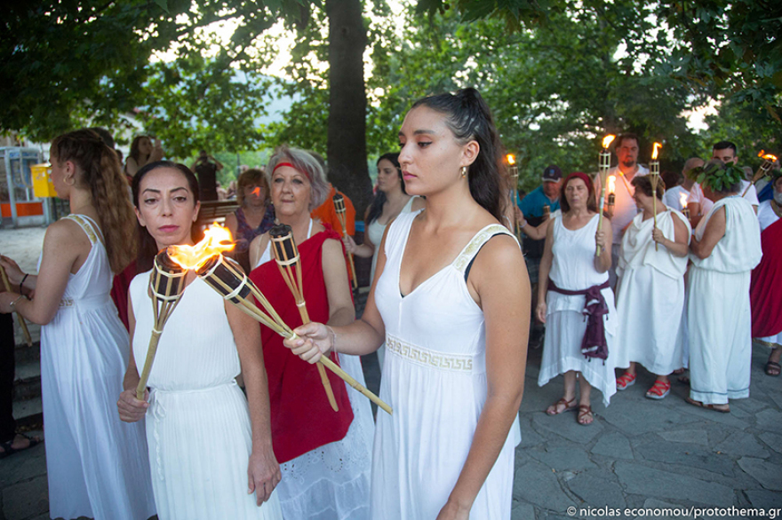 Φωτογραφίες από τη μεγάλη σύναξη των δωδεκαθεϊστών στο Λιτόχωρο
