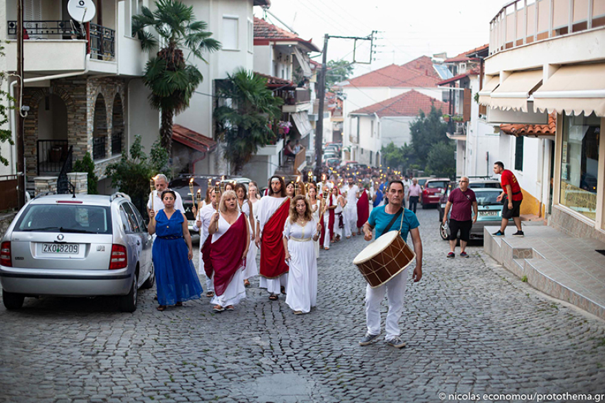 Φωτογραφίες από τη μεγάλη σύναξη των δωδεκαθεϊστών στο Λιτόχωρο