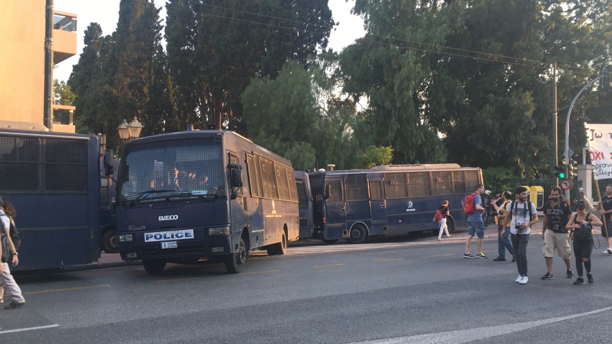 Πορεία προς την Αμερικανική Πρεσβεία κατά της συνόδου του ΝΑΤΟ 