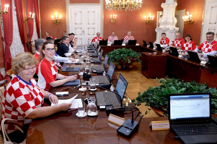 Μουντιάλ 2018: Με την εμφάνιση της Εθνικής Κροατίας συνεδρίασε το υπουργικό συμβούλιο της χώρας 