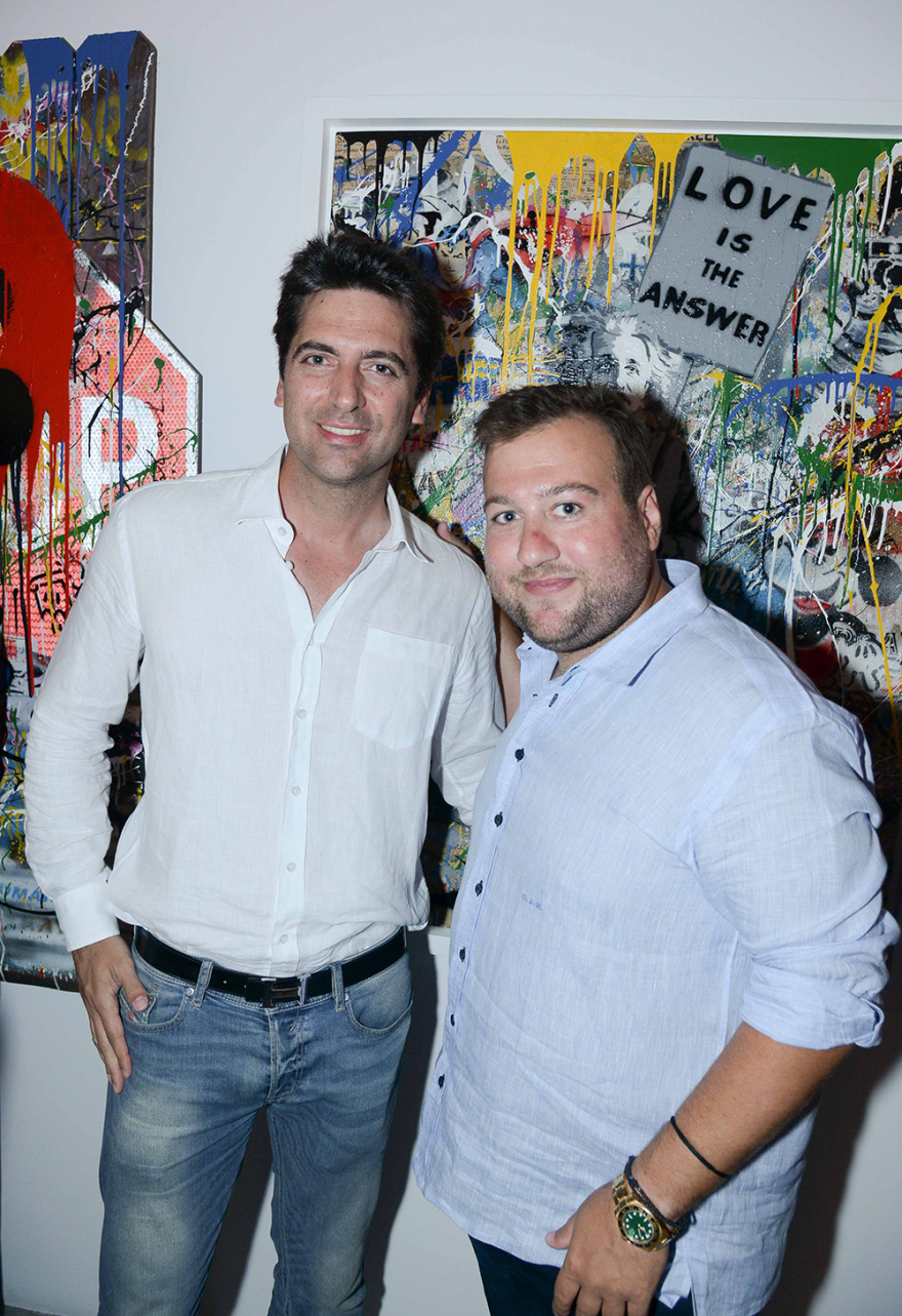 Μύκονος: Εγκαίνια με λαμπερούς καλεσμένους για τον street artist Mr. Brainwash 