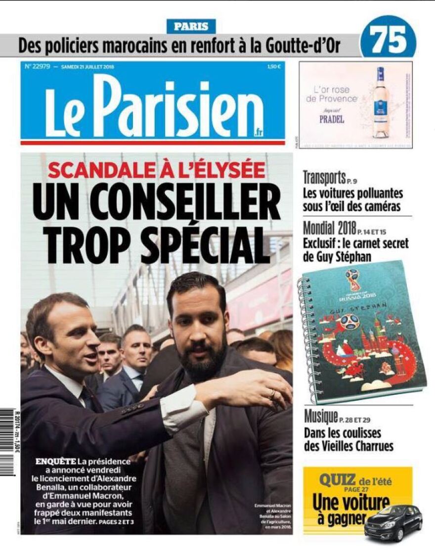 Σκιές σκανδάλου για Μακρόν: «Κολλητός» και «αδυναμία» ο σύμβουλος που έδειρε διαδηλωτή