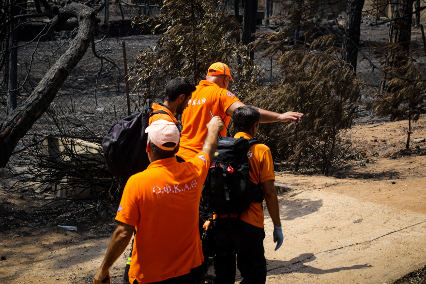 Ειδικό κλιμάκιο συνεχίζει την αναζήτηση των διδύμων κοριτσιών στο Μάτι