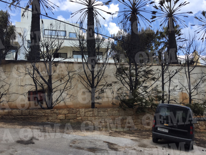 Δείτε πόσο «κάηκε» το σπίτι του Ψινάκη στο Νέο Βουτζά