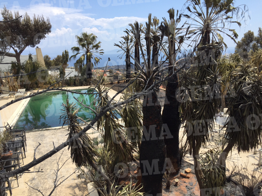 Δείτε πόσο «κάηκε» το σπίτι του Ψινάκη στο Νέο Βουτζά