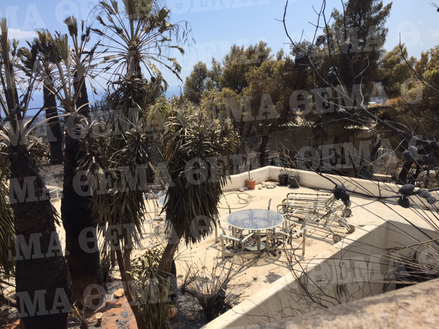 Δείτε πόσο «κάηκε» το σπίτι του Ψινάκη στο Νέο Βουτζά