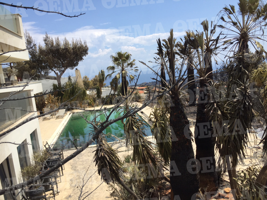 Δείτε πόσο «κάηκε» το σπίτι του Ψινάκη στο Νέο Βουτζά