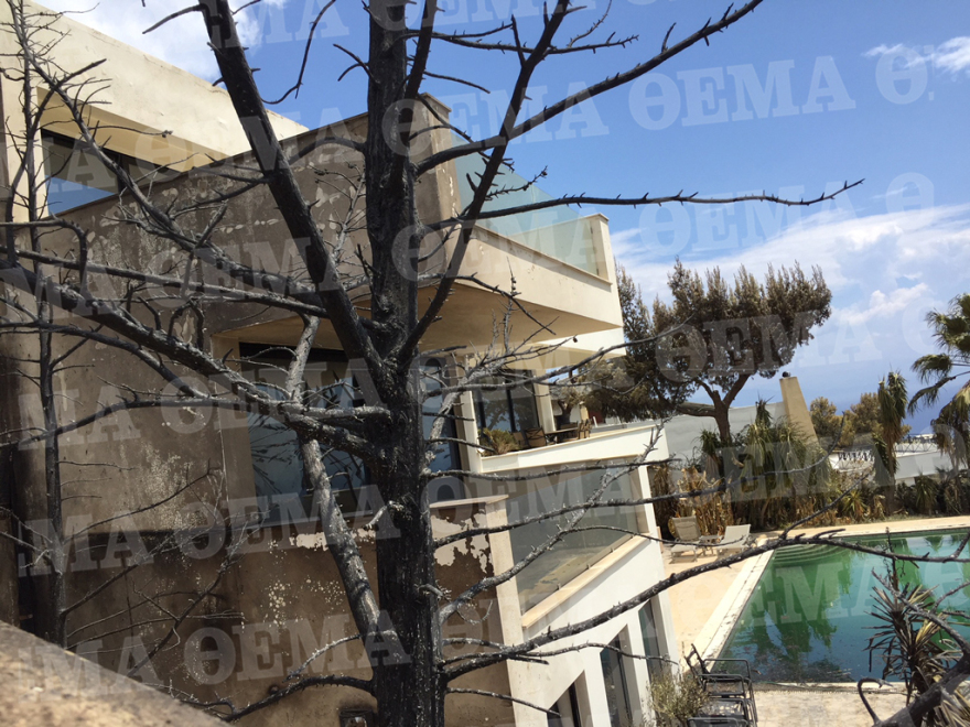 Δείτε πόσο «κάηκε» το σπίτι του Ψινάκη στο Νέο Βουτζά
