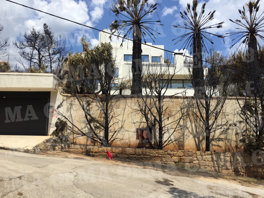 Δείτε πόσο «κάηκε» το σπίτι του Ψινάκη στο Νέο Βουτζά