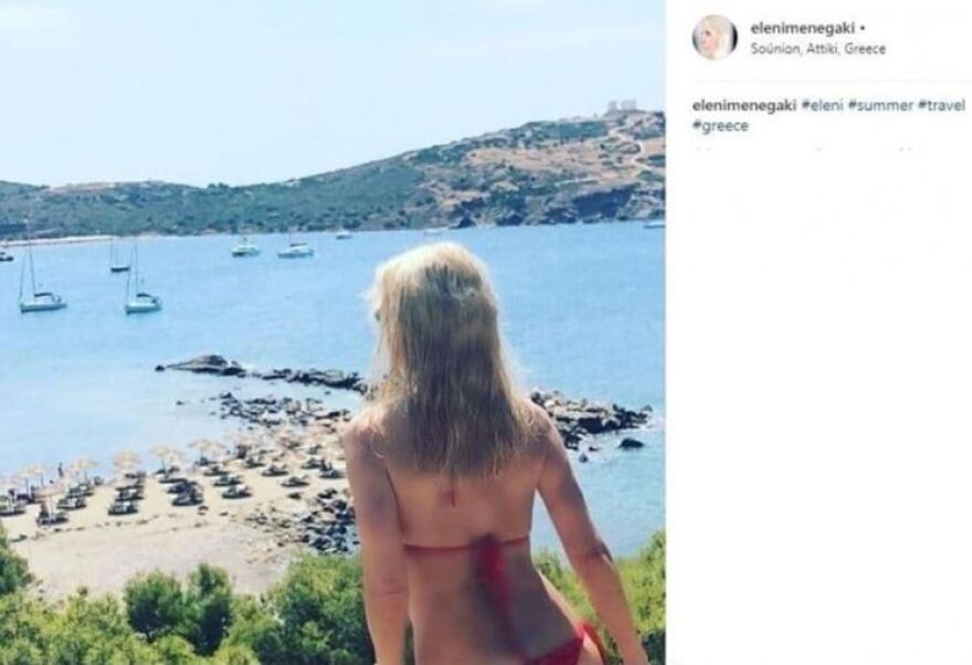 Ελένη Μενεγάκη: Αυτή είναι η φωτογραφία που κατέβασε από το Instagram της