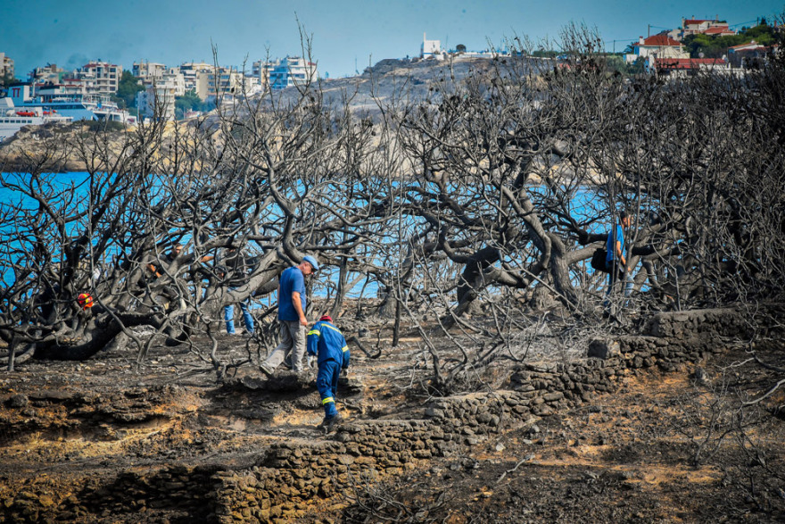 Φωτογραφίες: Στάχτες και αποκαΐδια... Οδοιπορικό στον τόπο της τραγωδίας λίγο πριν πέσει το σκοτάδι