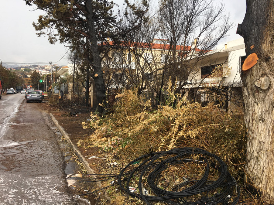 Σφοδρή καταιγίδα και χαλάζι στην Αττική - Ανησυχία για την κακοκαιρία στις πυρόπληκτες περιοχές