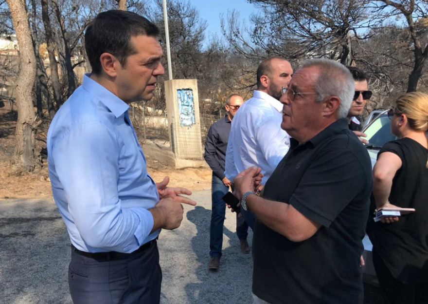 Ο Τσίπρας πήγε κι έφυγε απ' το Μάτι σε χρόνο ρεκόρ