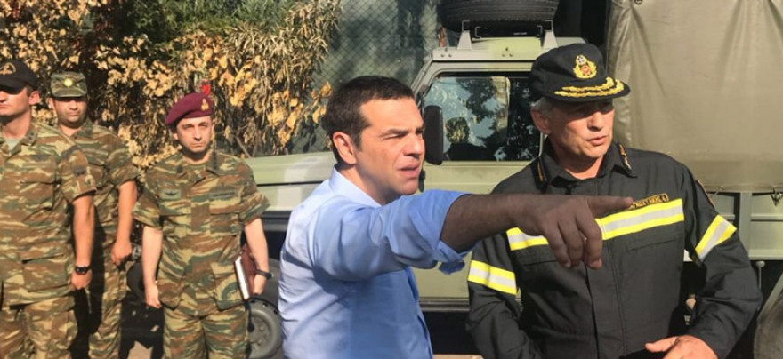 Ο Τσίπρας πήγε κι έφυγε απ' το Μάτι σε χρόνο ρεκόρ