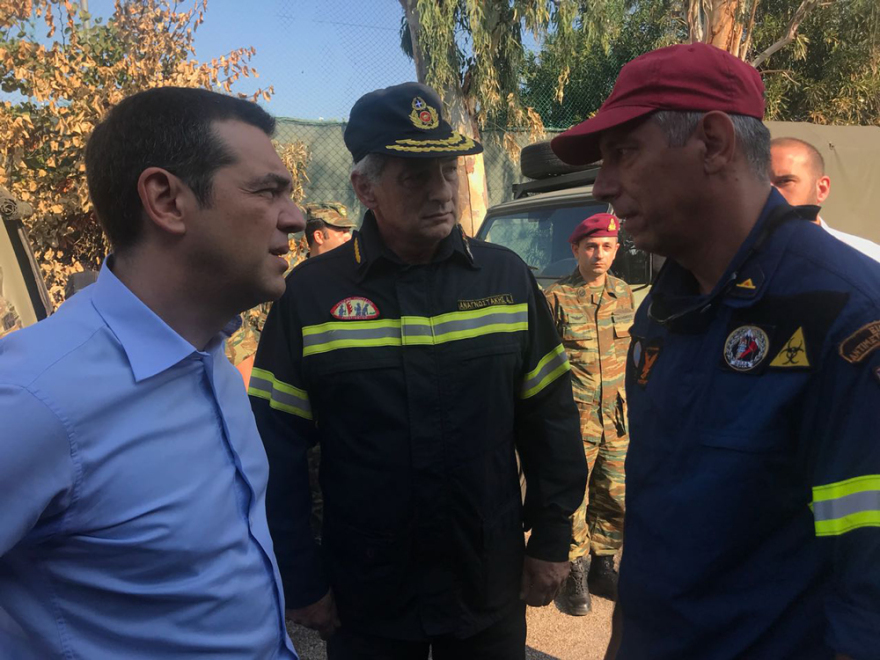 Ο Τσίπρας πήγε κι έφυγε απ' το Μάτι σε χρόνο ρεκόρ