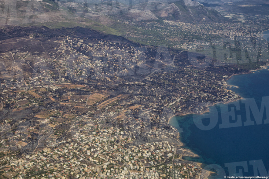 «Κρανίου τόπος» το Μάτι: Δείτε εικόνες από drone