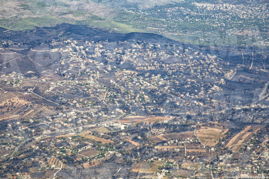 «Κρανίου τόπος» το Μάτι: Δείτε εικόνες από drone