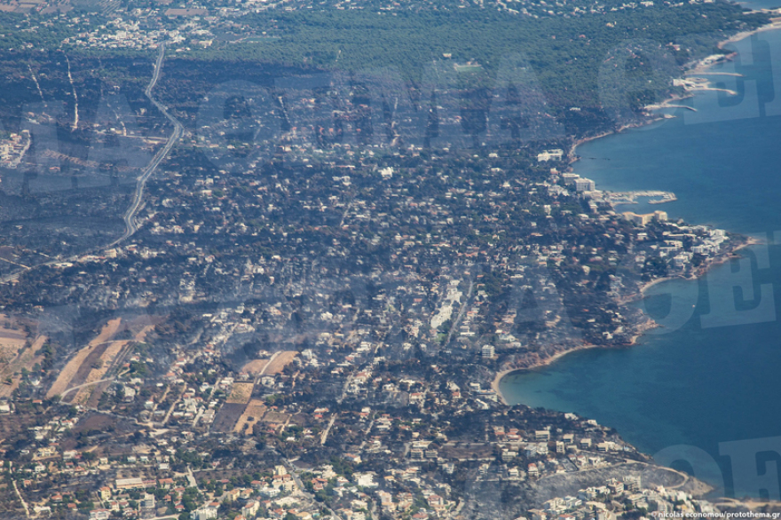 «Κρανίου τόπος» το Μάτι: Δείτε εικόνες από drone