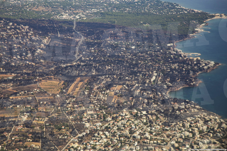 «Κρανίου τόπος» το Μάτι: Δείτε εικόνες από drone