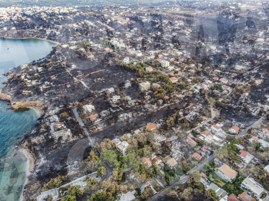 «Κρανίου τόπος» το Μάτι: Δείτε εικόνες από drone