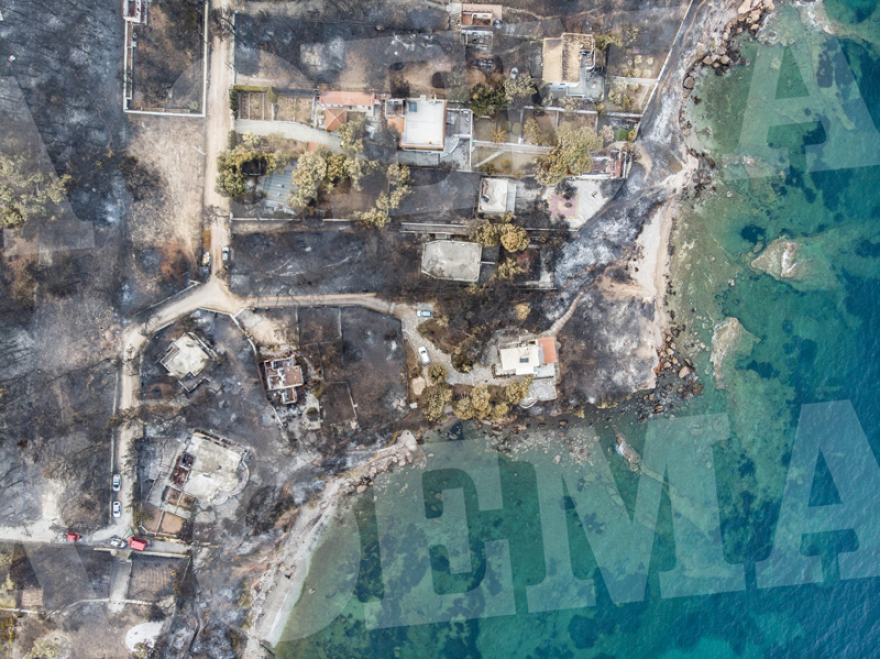 «Κρανίου τόπος» το Μάτι: Δείτε εικόνες από drone