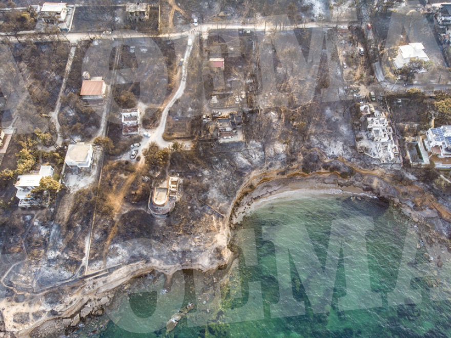 «Κρανίου τόπος» το Μάτι: Δείτε εικόνες από drone