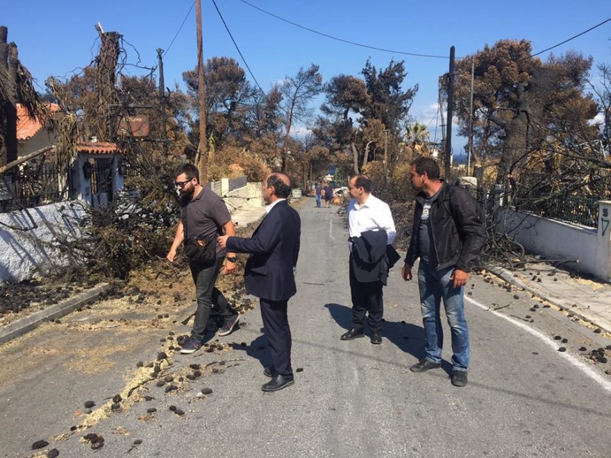 «Αυτοψία» σε Μάτι και Κόκκινο Λιμανάκι από τον Χρήστο Σπίρτζη
