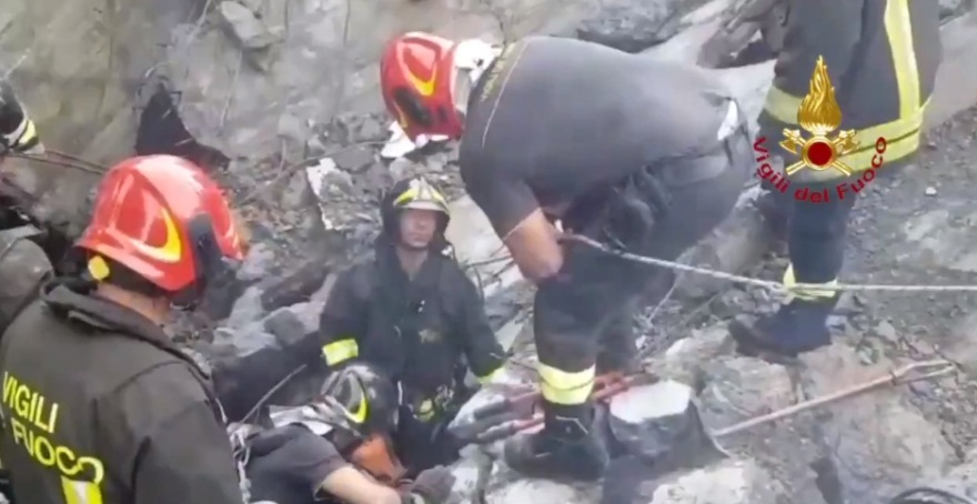 Τραγωδία στη Γένοβα: Στους 39 οι νεκροί από την κατάρρευση της γέφυρας