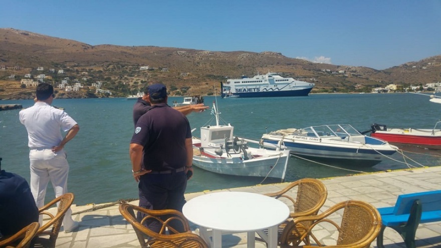 Φωτογραφίες: Δείτε την επιχείρηση μεταφοράς των 46 επιβατών από το Andros Jet 