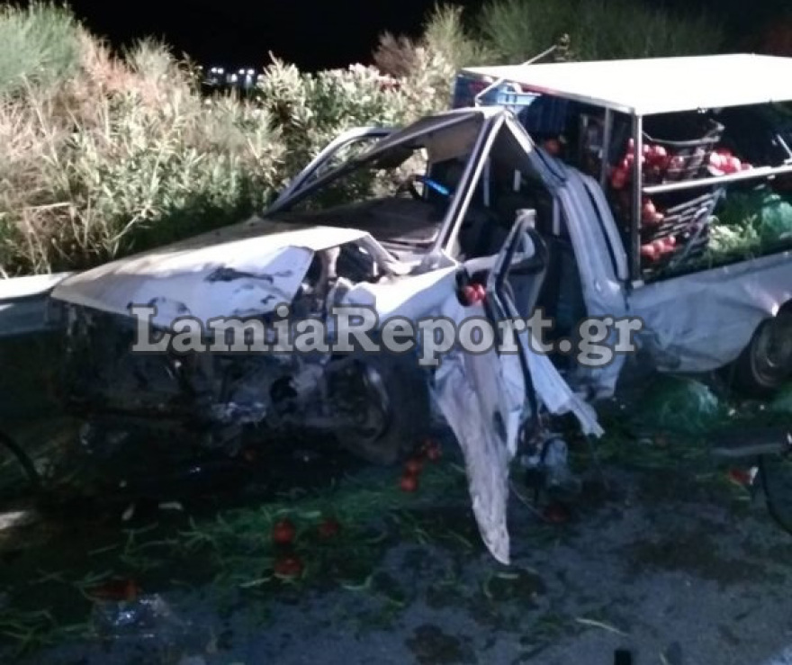 Λαμία: Σοβαρό τροχαίο με δυο τραυματίες