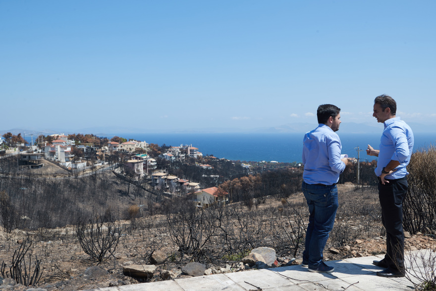 Φωτιά στο Μάτι: Οι επτά «πληγές» που κατέγραψε ο Κυριάκος Μητσοτάκης στις πυρόπληκτες περιοχές