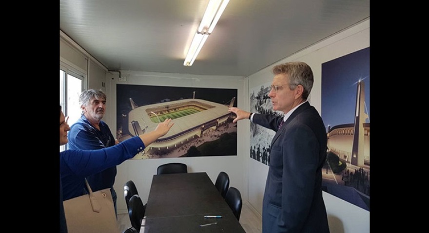 ΑΕΚ: Ο Πρέσβης των ΗΠΑ στην «Αγια-Σοφιά»