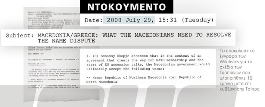 Πολιτική σύγκρουση μετά τις αποκαλύψεις Wikileaks για μακεδονική ταυτότητα και γλώσσα