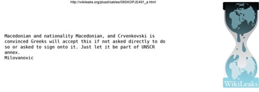 «Φωτιά» μετά την αποκάλυψη ότι οι Σκοπιανοί από το 2008 ήθελαν «Βόρεια Μακεδονία», γλώσσα και εθνικότητα