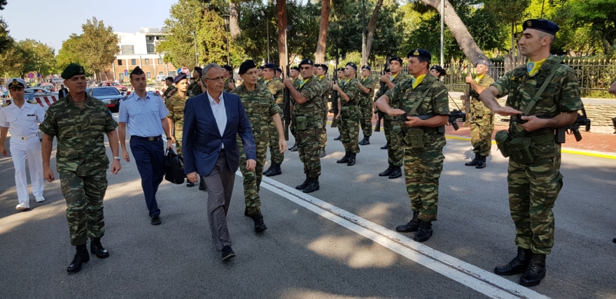 Ρήγας: Η χρήση όπλων είναι το τελευταίο εάν και εφόσον απειλείται η εδαφική ακεραιότητα μιας χώρας