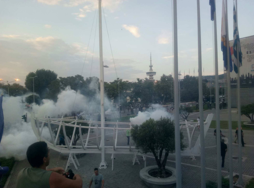 Θεσσαλονίκη: Μας έριξε χημικά χωρίς λόγο η αστυνομία, καταγγέλλουν οι ειρηνικοί διαδηλωτές