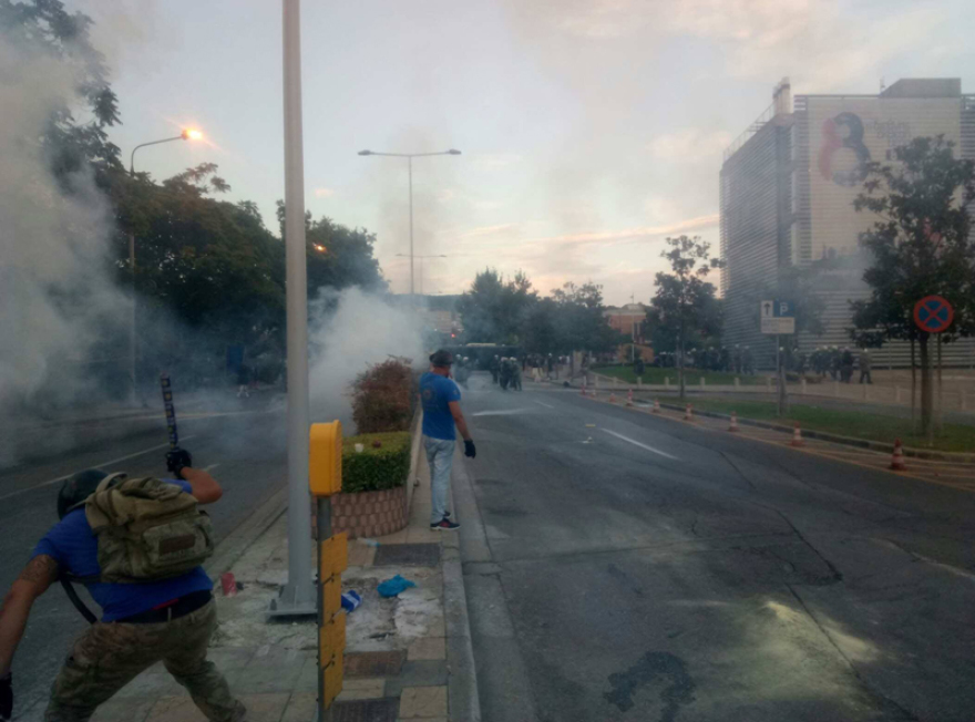Θεσσαλονίκη: Μας έριξε χημικά χωρίς λόγο η αστυνομία, καταγγέλλουν οι ειρηνικοί διαδηλωτές