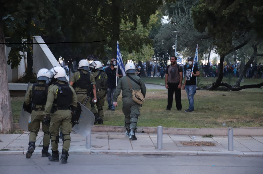 Θεσσαλονίκη: Μας έριξε χημικά χωρίς λόγο η αστυνομία, καταγγέλλουν οι ειρηνικοί διαδηλωτές