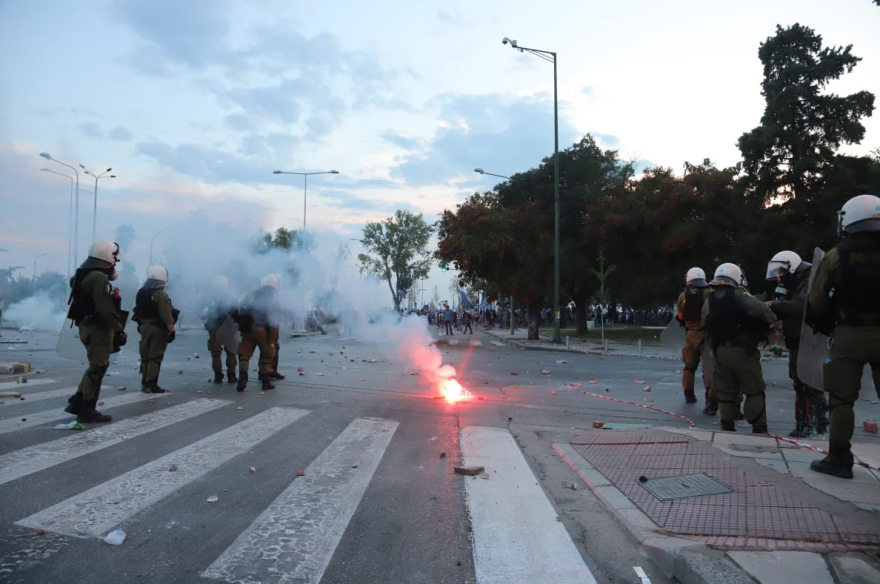 Θεσσαλονίκη: Μας έριξε χημικά χωρίς λόγο η αστυνομία, καταγγέλλουν οι ειρηνικοί διαδηλωτές