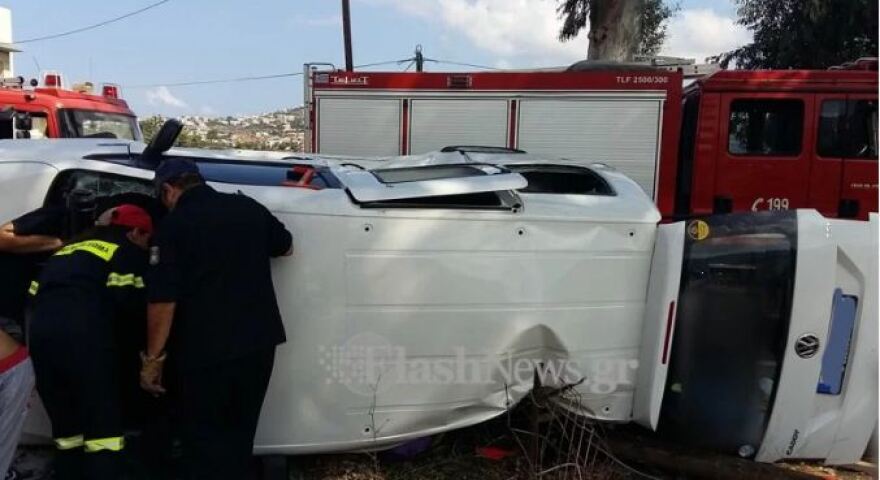 Σοβαρό τροχαίο με τέσσερις τραυματίες στα Χανιά