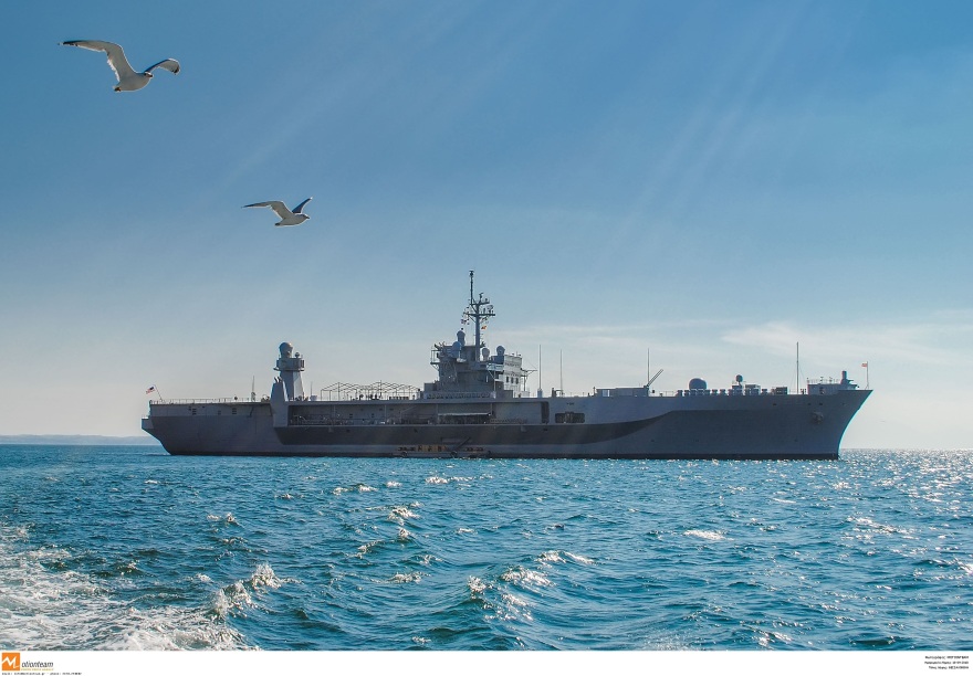 Φωτογραφίες: Ξενάγηση στη ναυαρχίδα του 6ου Αμερικανικού Στόλου «USS Mount Whitney»