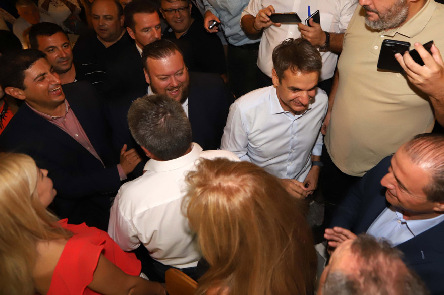 Στα περίπτερα της ΔΕΘ ο Κυριάκος Μητσοτάκης - Στις 8 η κεντρική ομιλία του