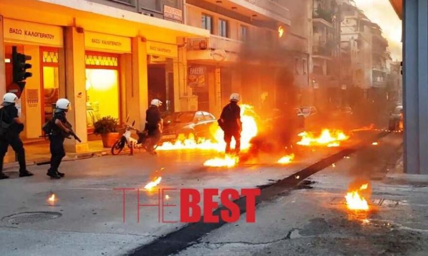  Πορεία για τον Παύλο Φύσσα: Ένταση και μολότοφ στην Πάτρα