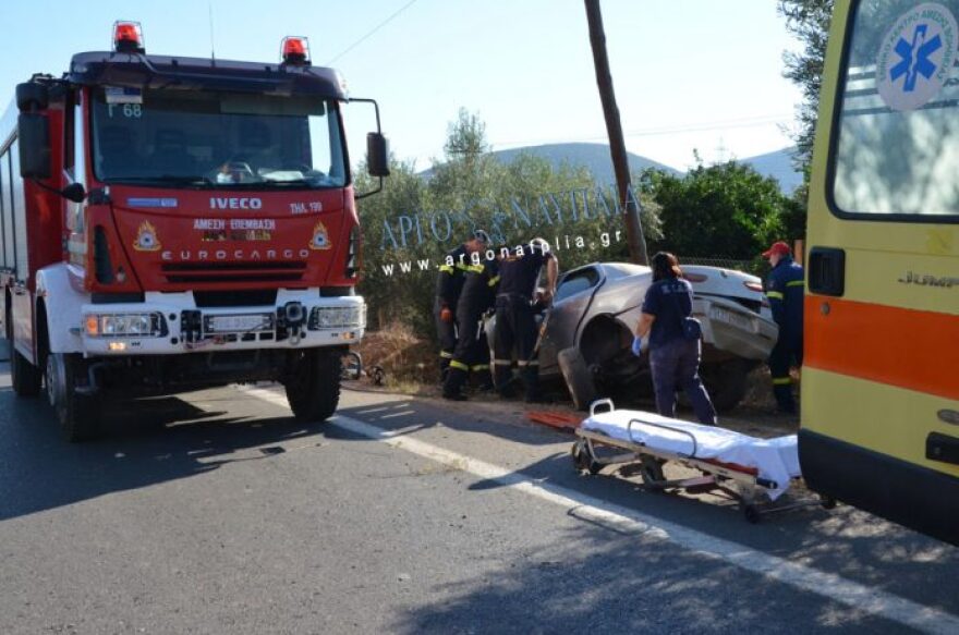 Σοβαρό τροχαίο με δύο τραυματίες στους Μύλους Άργους