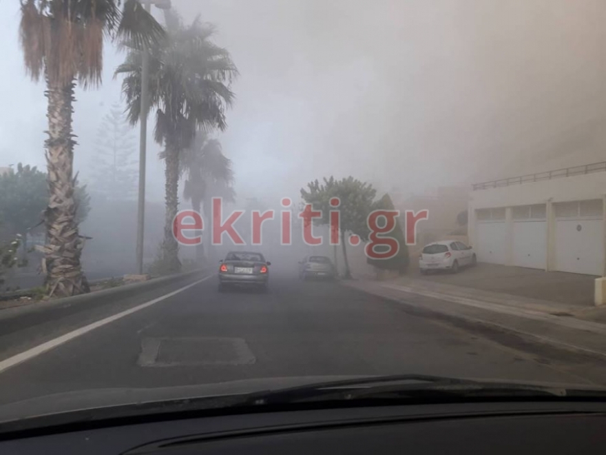 Μεγάλη φωτιά στο Πανεπιστήμιο Κρήτης: Έρευνες για τυχόν εγκλωβισμένους, αποπνικτική η ατμόσφαιρα