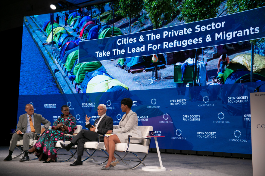 Η Μαριάννα Β. Βαρδινογιάννη στο Concordia Summit 